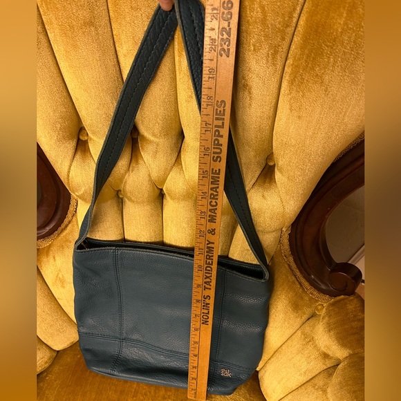 The Sak Deep Turquoise Leather Shoulder Bag - Picture 7 of 9